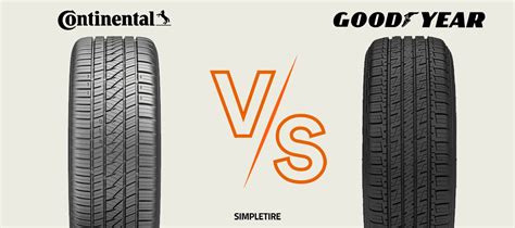 Continental vs Goodyear Tires (In.